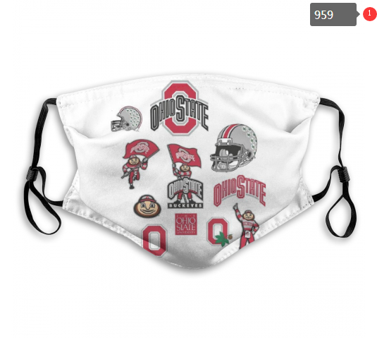 NCAA Ohio State Buckeyes #10 Dust mask with filter